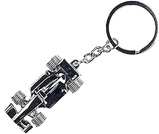 MJ Monaco-3D keychain in the shape of a Formula Racing car, perfect for motorsport fans