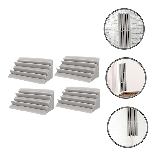 Yardwe 4pcs Paneles Absorbentes de Sonido de Baja Frecuencia Trampas de Graves para KTV Teatro Barra Espuma Aislante Acústico para Esquinas Tratamiento Acústico Efectivo miniatura 5