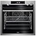 AEG BPE577161M Horno Eléctrico Multifunción, 72 L, Limpieza Pirolítico, Integrable, Sonda Térmica, Función a Vapor, Display LCD Táctil, Ventilador XXL, Inox Antihuellas, Clase A+, Fabricado en DE