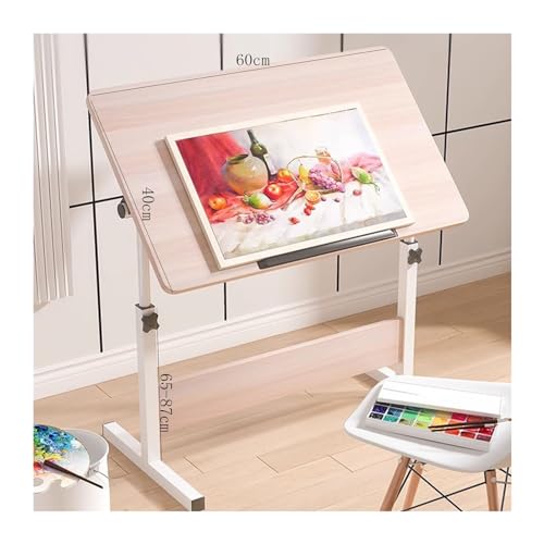Bureau d'ordinateur à roulettes pliable pour optimiser les petits espaces