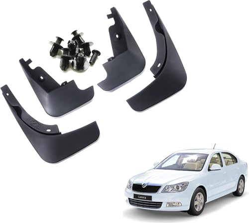 Image of WolkomHome Mud Flap Compatible with Laura - Durable Splash Guards for Car Exterior Protection