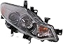 CarLights360: For 2011 2012 2013 2014 NISSAN MURANO Headlight Assembly Passenger Side w/Bulbs Black Housing-DOT Certified Replacement for NI2503185 | 26010-1AA0A, 26010-1AA0D