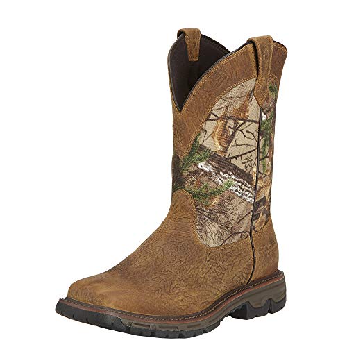 ARIAT Men's Conquest Pull-On Waterproof Hunting Boot Brown