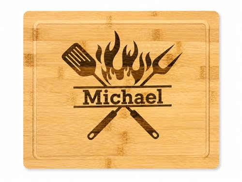 Tabla de Cortar Personalizada de Bambú 13.75x11 Pulgadas miniatura 1