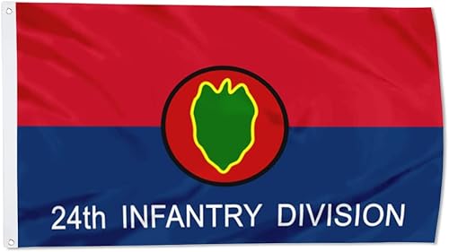 Miniatura 9 de Fyon Bandera militar de la 34 división de infantería del ejército de 3 x 5 pies con 2 ojales de latón