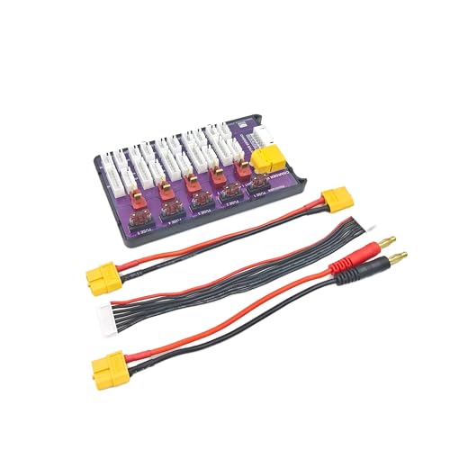 T Plug Deans Parallel Charge Board 2S-6S Lipo Balance Charging Board Imax B6 B6AC Charger Expansion...