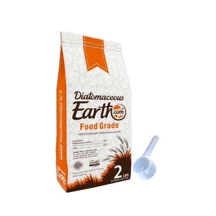 Buy DiatomaceousEarth 2 Lbs Food Grade DE Diametaceous for Humans is