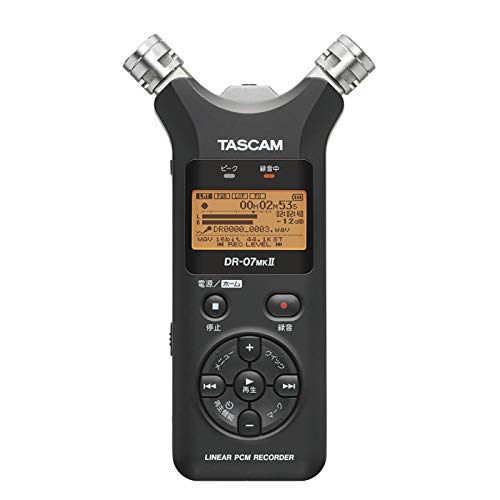 Amazon | TASCAM リニアPCMレコーダー DR-07MK2-JJ | ポータブル  