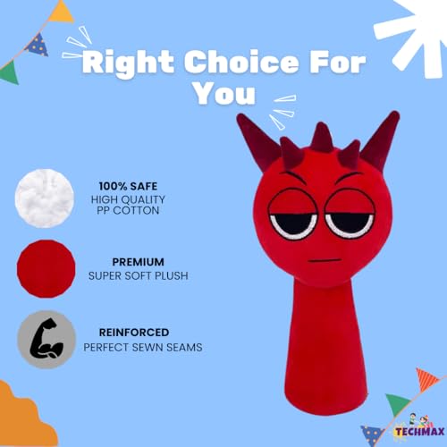 Image of Red Sprunki Plush Toys