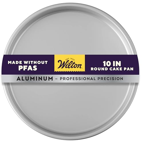 Wilton Aluminum Round Cake Pan Even Heating 10 in.