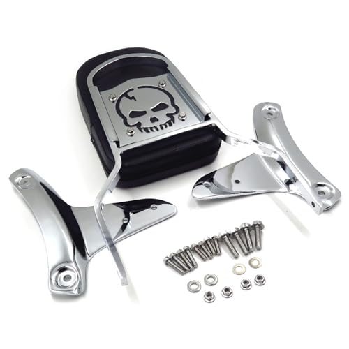 Sissy Bar Finition Chrome Miroir Premium pour Custom Shadow VT750 - 3