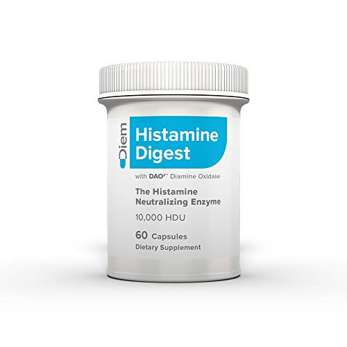 Diem Direct DAO 10,000 HDU - 60 Caps - Histamine Neutralizing Enzyme - No More Red Wine Headaches - Relieve Histamine Intolerance with Diamine Oxidase - Defend Against - Allergy-Like Reactions