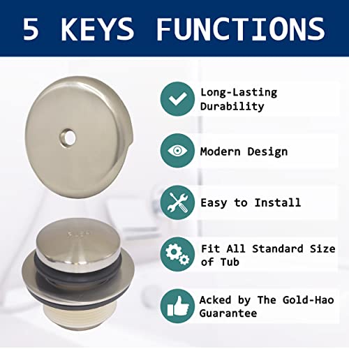 Tip-Toe Bath Drain Trim Kit - Bn #TOP1