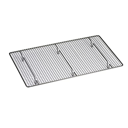 Ciieeo Large Capacity Baking Cooling Rack Nonstick Wire Rack for Cookies Cakes Baking Rust- (26 Inches Black)