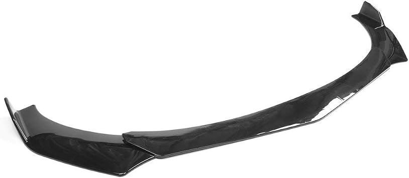 FREEMOTOR802 Front Lip Universal Fit 62"-66" Width Car, V2 Gloss Black