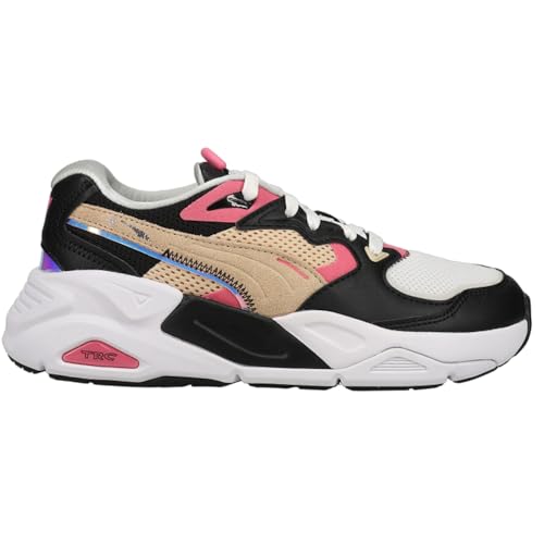 PUMA Womens TRC Mira Dimensions Sneakers Shoes Casual - Beige, Black, White