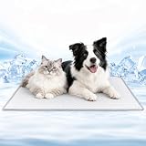 ZoneYan Manta Refrescante para Perros, Alfombrilla Refrescante para Mascotas,Alfombra Refrescante para Perros, Alfombrilla Refrescante, Cama Gato Verano,No Tóxico