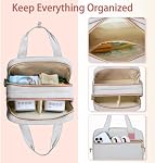 Damero Wearable Breast Pump Bag with Cooler Compartment Compatible with Elvie, Willow and Medela Electronic Pumps, Wearable Pump Tote with Waterproof Mat for Working Moms (Bag Only, Patent Pending)