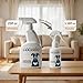 coozzile Pet Odor Eliminator, Odor Remover and Pet Spray Fragrance Free Colorless 25oz Spray, Safe Highly Effective Carpet and Cat Litter Deodorizer for Dogs and Cats