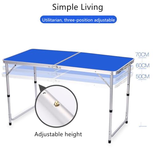 Table pliante aluminium avec chaises pour barbecue et plage
