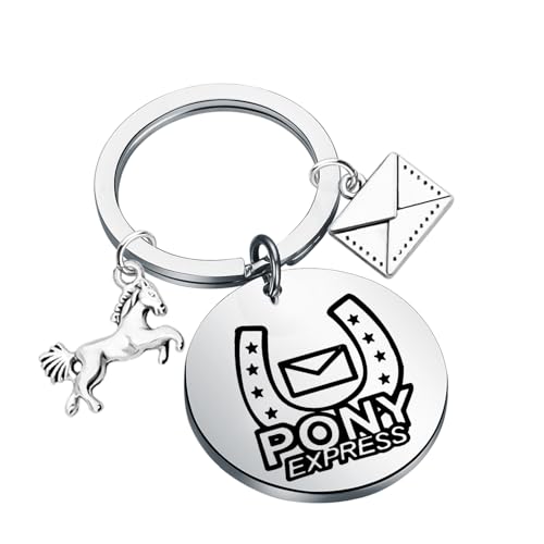 SEIRAA Horror Gamer Keychain Pony Express Gifts Horror Video Game Gifts Horror Gamer Keychain (Pony key)