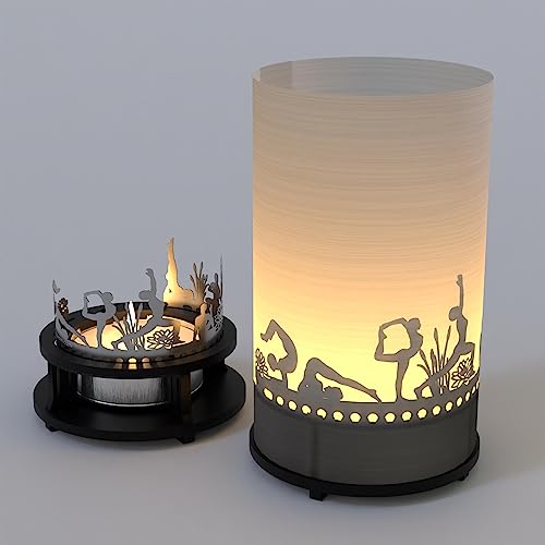 13gramm Portacandela da yoga, in confezione