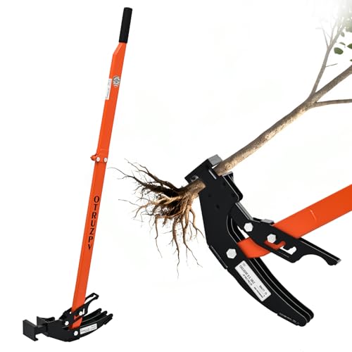 Heavy-Duty Sapling Puller Tool, High-Leverage Tree Puller for 1/4" to 2" Roots, Manual Root Remover for Shrubs, Vines and Thorns, Effort-Saving Weed Puller for Garden, Farm and Landscaping