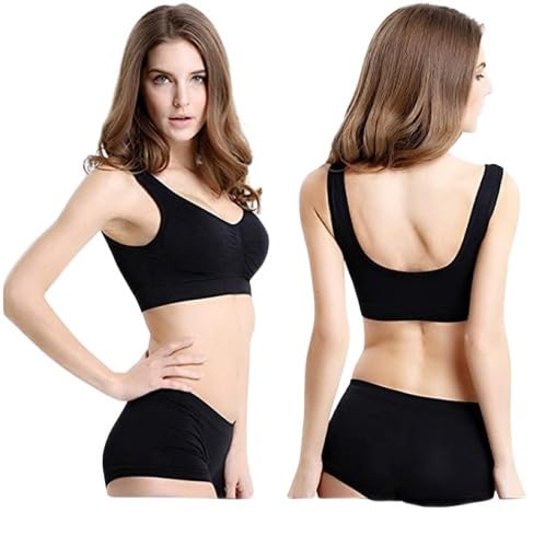 Black Lingerie Set with Bra and Panties Includes Bra and Shorts Air Bra and Boxer Set 1-picture-24