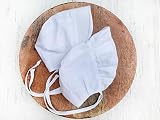 Mali Wear Baby Girl Boy White Bonnet Visor Ruffle Summer Beach Hat Cap Spring Summer Outdoor Bonnet