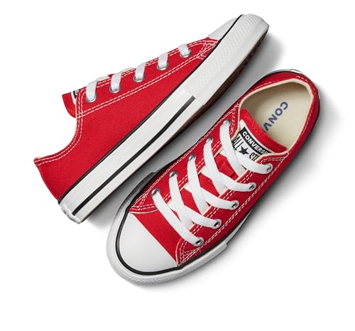Image of Converse Kids Chuck Taylor All Star Low Top Canvas Red Sneakers