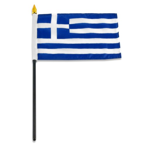 US Flag Store Greece Flag, 4 by 6-Inch