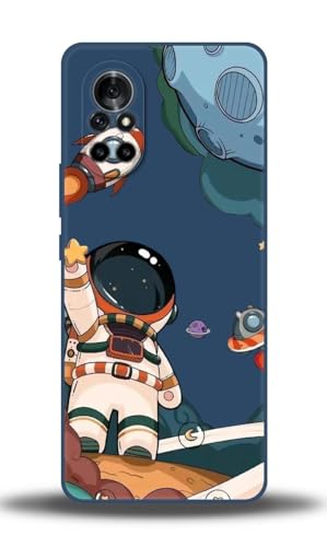 WUACYEAMING Compatible con Huawei Nova 8 Case, Funda Silicona Premium Líquida Resistente Arañazos, Antihuellas Dactilares, Prueba Golpes Cover Carcasa de TPU-Aviador 2