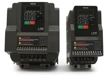 Teco Variable Frequency Drive, 1HP, 460 Volts 3 Phase Input, 460 Volts 3 Phase Output, L510-401-H3, VFD Inverter for AC Motor Control