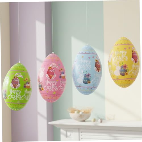 Grands œufs de Pâques gonflables en PVC haut de gamme avec impression vive x4 - 3