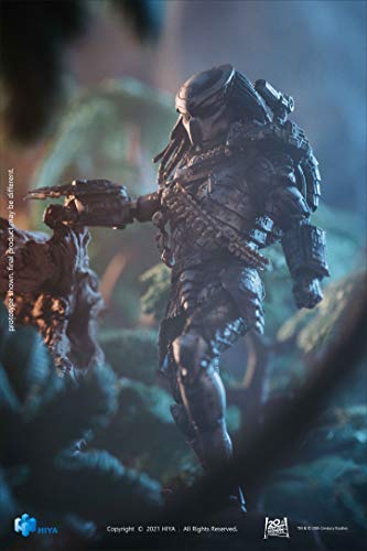 Hiya Toys Predator: Jungle Predator (Version 2) 1:18 Scale Action Figure, Multicolor #TOP2