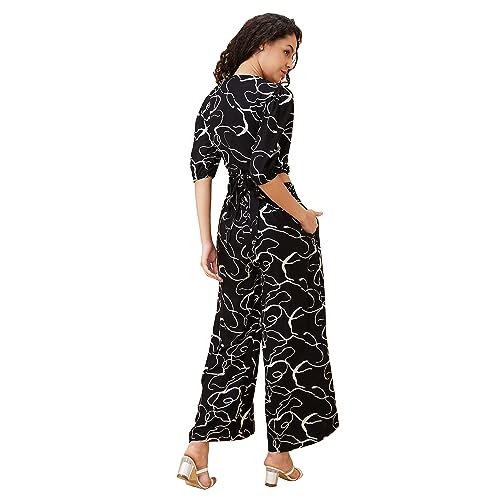Image of Globus Women Lavender Printed Casual Co-Ord Set with Top and Palazzo-3638046001