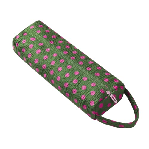Image of RSRSLEII Polka Dot Hair Tools Travel Bag,Hair Styling Accessories Storage Case for Shark FlexStyle,Dyson Airwrap Hair Dryer,Curling Iron,Straightener,Revlon Hair Tools,Portable&Foldable(23Green)