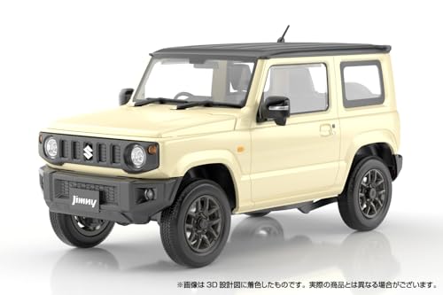 Aoshima JB64 Jimny 2018 Chiffon Ivory Metallic 1:24 miniatura 2