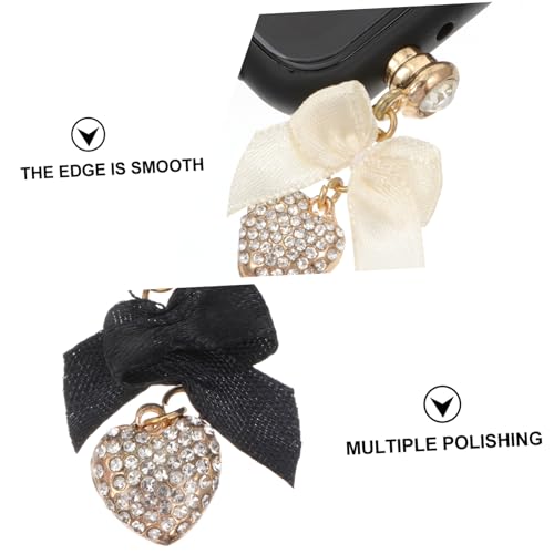 Generic 2 Pçs Amor Poeira Plug Decorativo Anti Plug Anti Plug Para Fone De Ouvido Móvel Plug Telefon