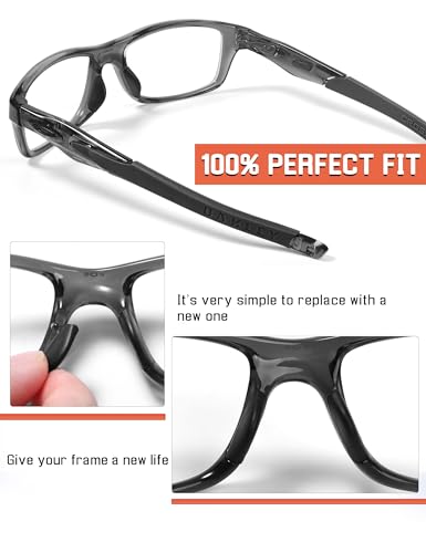 Image of Bwake Replacement Nose Pieces Pads for Oakley Drop Point Sunglasses OO9367