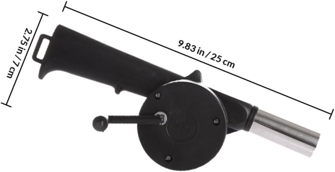 4pcs Hand Crank Blower Portable Handheld Fire Blower for Bbq Outdoor Camping Manual Fan Fire Starter Tool