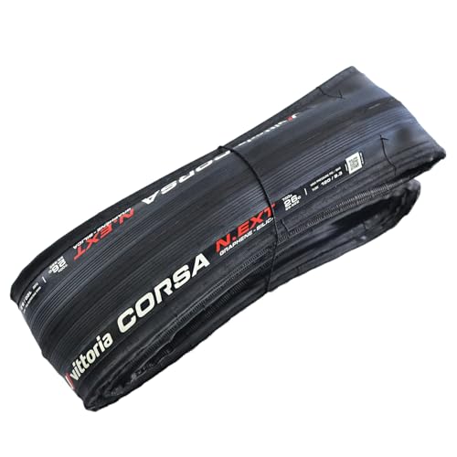 Vittoria Corsa N.EXT Fold | Tube-Type Road Tire — Durable Nylon Casing, Superior Grip & Puncture Protection (700x26c)