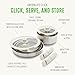 GreenLife 10 Piece Stainless Steel Pots and Pans, Detachable & Stackable Kitchen Set, Tri Ply Clad PFAS Free Cookware, Space Saving with Removable Handle, Induction & Oven Safe, RV Cookware, Glass Lid