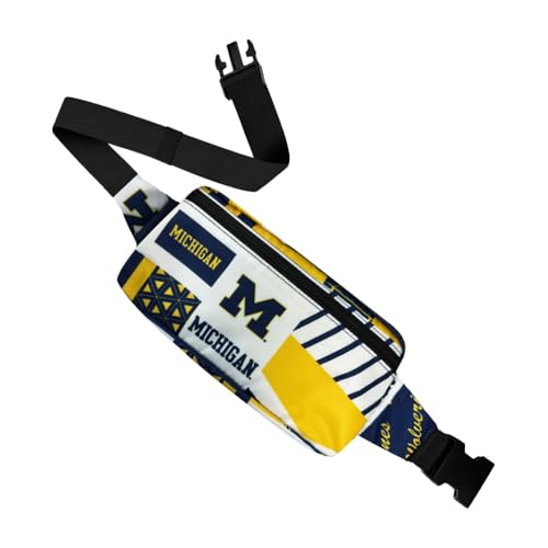 Riñonera Michigan Wolverines de Pro Specialties Group para viajes y uso diario 2