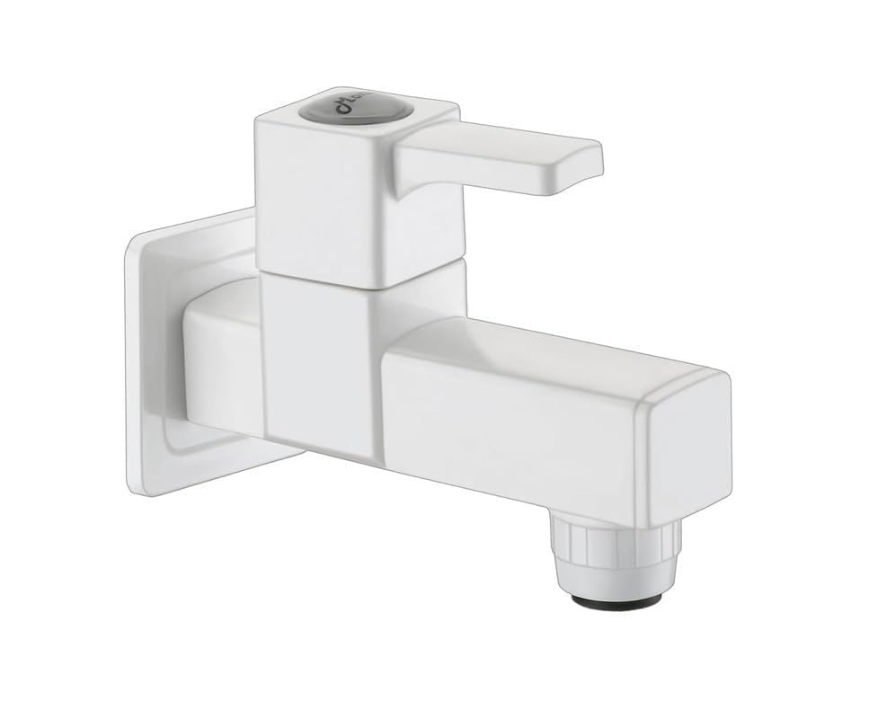 MONIT Cube Bib Cock Tap with Teflon Tape – Wall-Mounted Bathroom Faucet | Water Tap for Bathroom Fittings, Accessories & Plumbing (Chrome Finish)-image-33