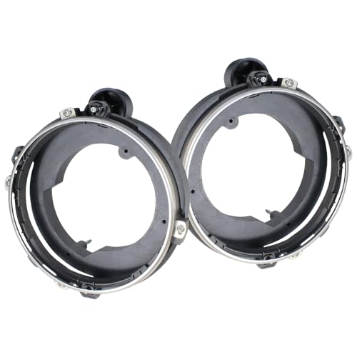 ZNB LH & RH Headlight Bulb Brackets Buckets for Jeep Wrangler 1997-2006 Durable Plastic Injection Molded Part Number #110383#110384, 2Pcs