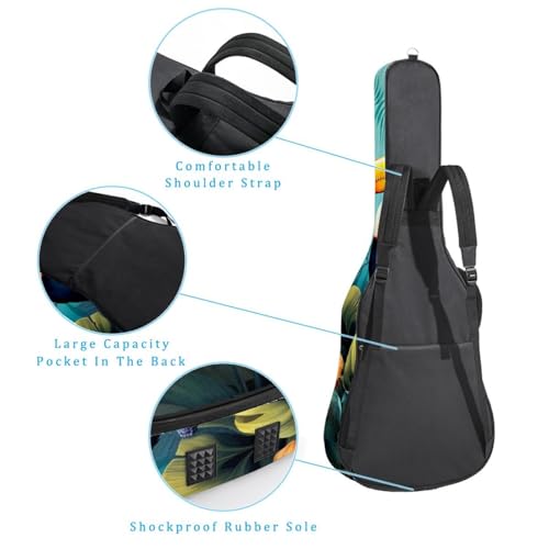 Housse guitare acoustique étanche anti-choc protégeant manche et vernis - 3