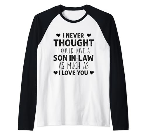Funny Son-in-law Gifts Tee Family Matching Mother-in-law Raglan Baseball Tee