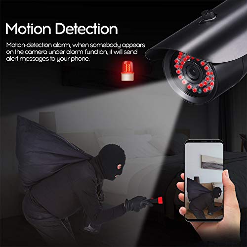DECDEAL Câmera CCTV 3.6mm Lente 1080 P AHD de Alta Resolução 36 Lâmpadas Nightvison Câmera de Bala I
