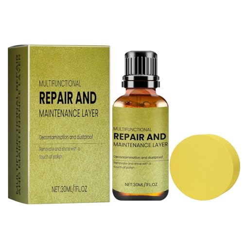 Dmuzsoih Limpiador y restaurador de revestimiento de , 30 ml, abrillantador y reparador, para vehículos de motor como paneles de puertas, consolas centrales, boquillas de ventilación y